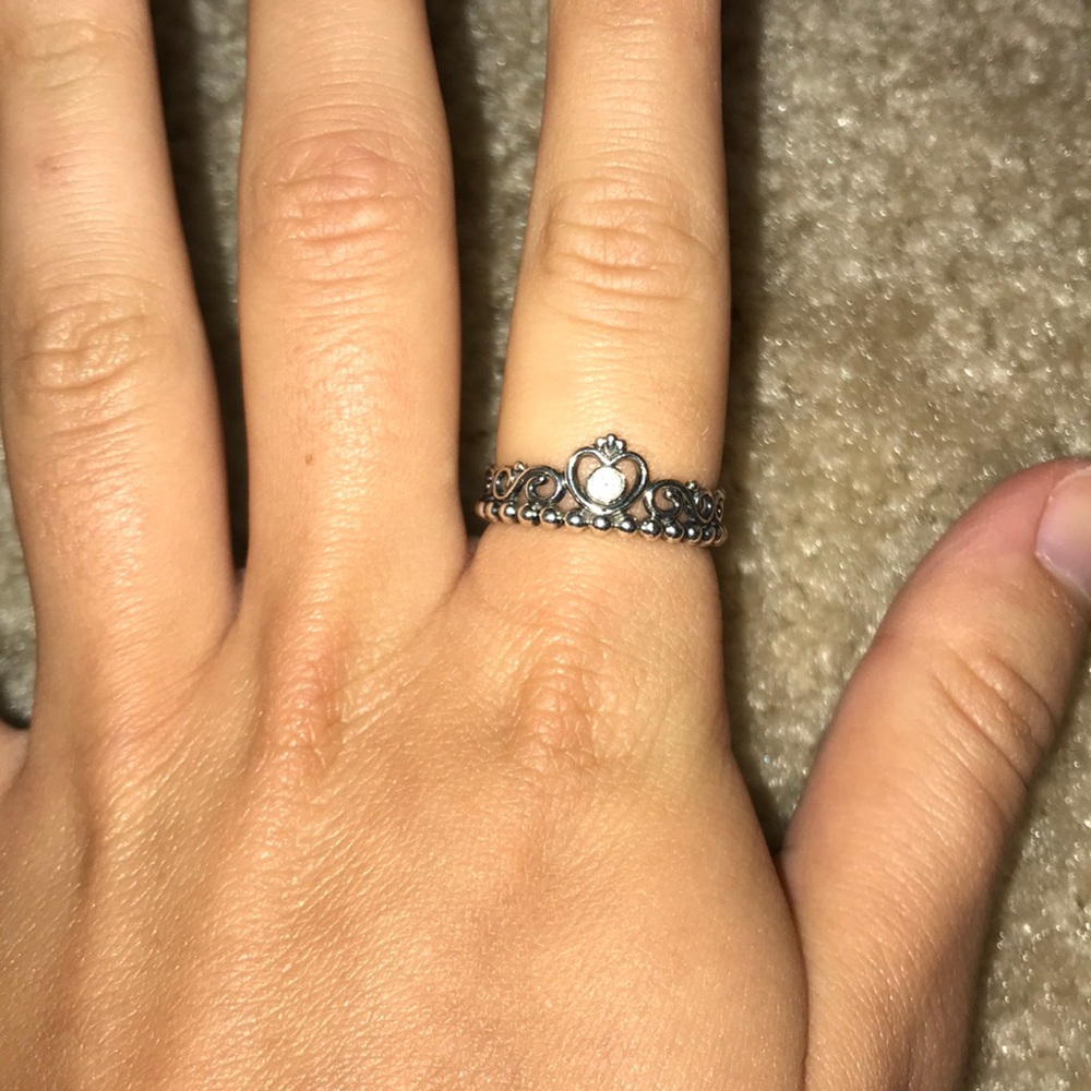 pandora princess ring!!